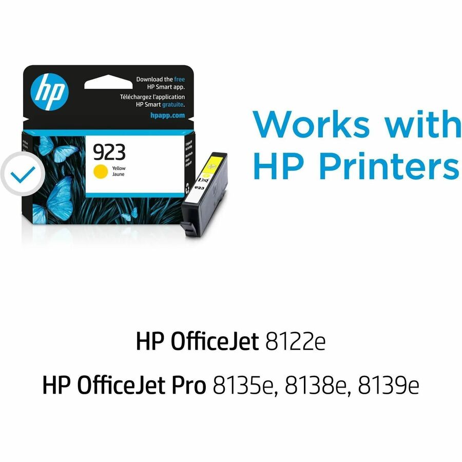 HP 923 Original Inkjet Ink Cartridge - Yellow - 1 Each - Alternate-Image7