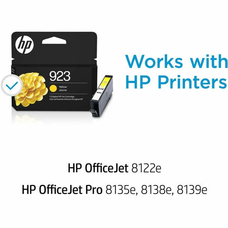 HP 923 Original Inkjet Ink Cartridge - Yellow - 1 Each - Alternate-Image2