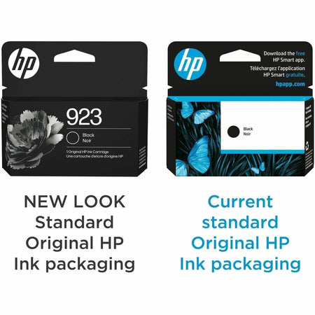 HP 923 Original Inkjet Ink Cartridge - Black - 1 Each - Alternate-Image1