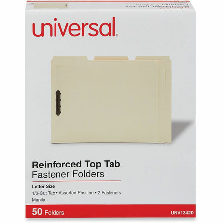 Universal 1/3 Tab Cut Letter Recycled Classification Folder - 2000