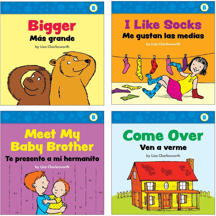 Scholastic First Little Readers Book Set Printed Book by Liza Charlesworth - 8 Pages - Scholastic Teaching Resources Publication - July 1, 2020 - Book - Grade Preschool-2 - English, Spanish - 25/Box