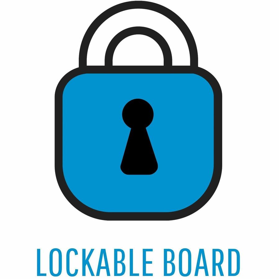 MasterVision Water-Resistant Enclosed Dry-Erase Board - 40" (3.3 ft) Width x 38.3" (3.2 ft) Height - White Lacquered Steel Surface - Anodized Aluminum Aluminum Frame - Rectangle - Magnetic - 1 Each