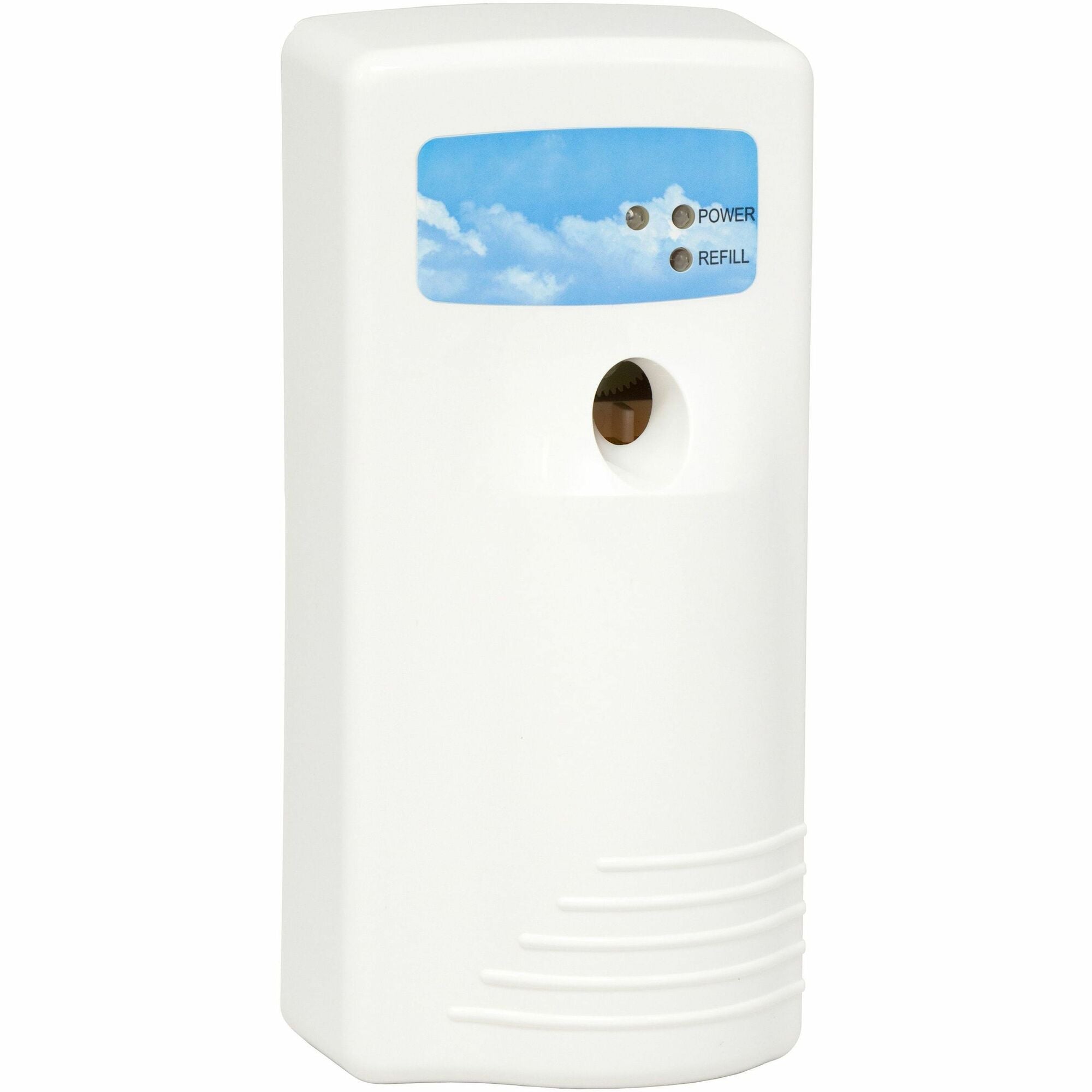 Stratus II Metered Aerosol Dispenser - 0.08 Hour, 0.17 Hour, 0.25 Hour, 0.33 Hour - 1 x D Battery - 1 Each - White, Blue
