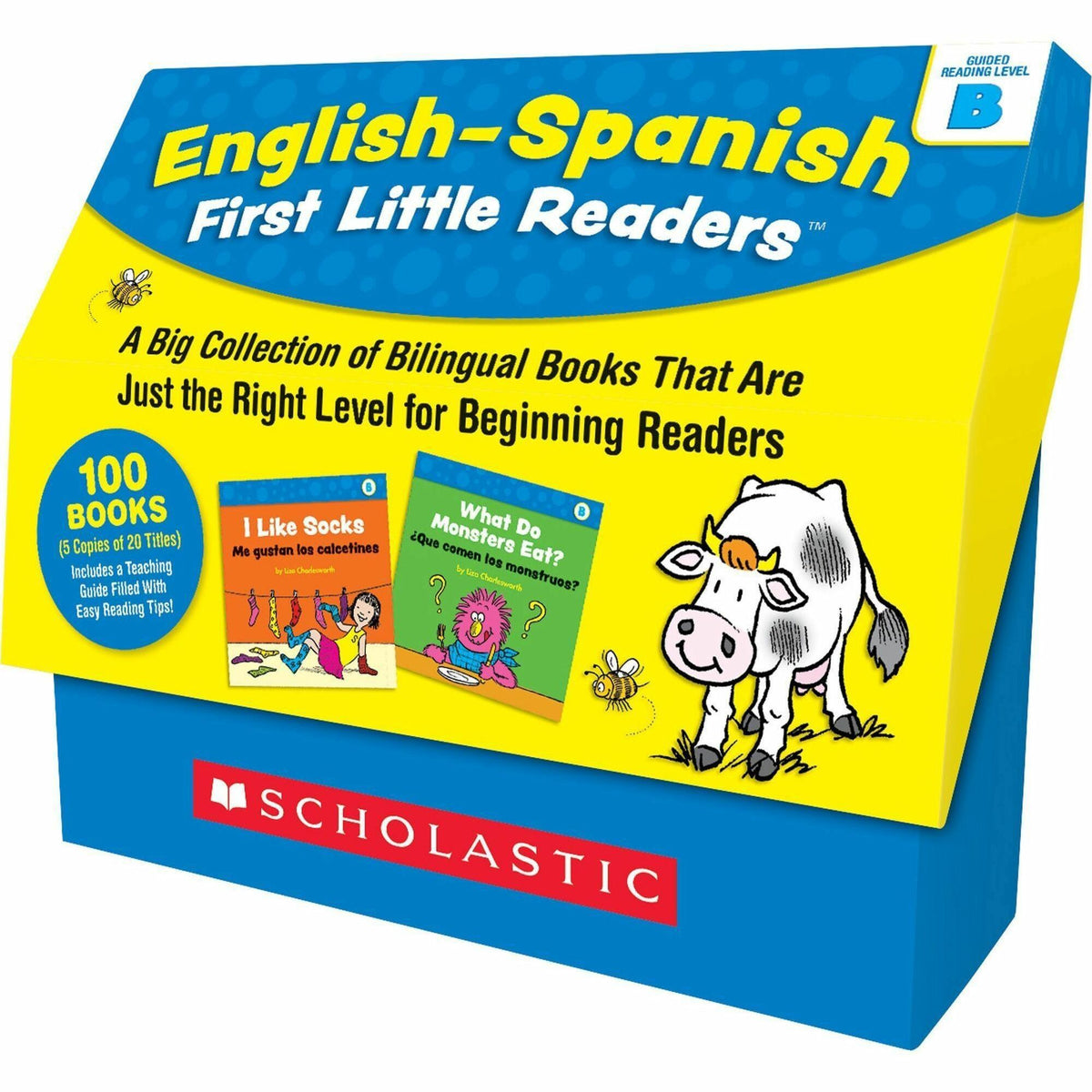 Scholastic First Little Readers Book Set Printed Book by Liza Charlesworth - 8 Pages - Scholastic Teaching Resources Publication - June 1, 2020 - Book - Grade Preschool-2 - English, Spanish - 5 Copies of 20 Titles/Box