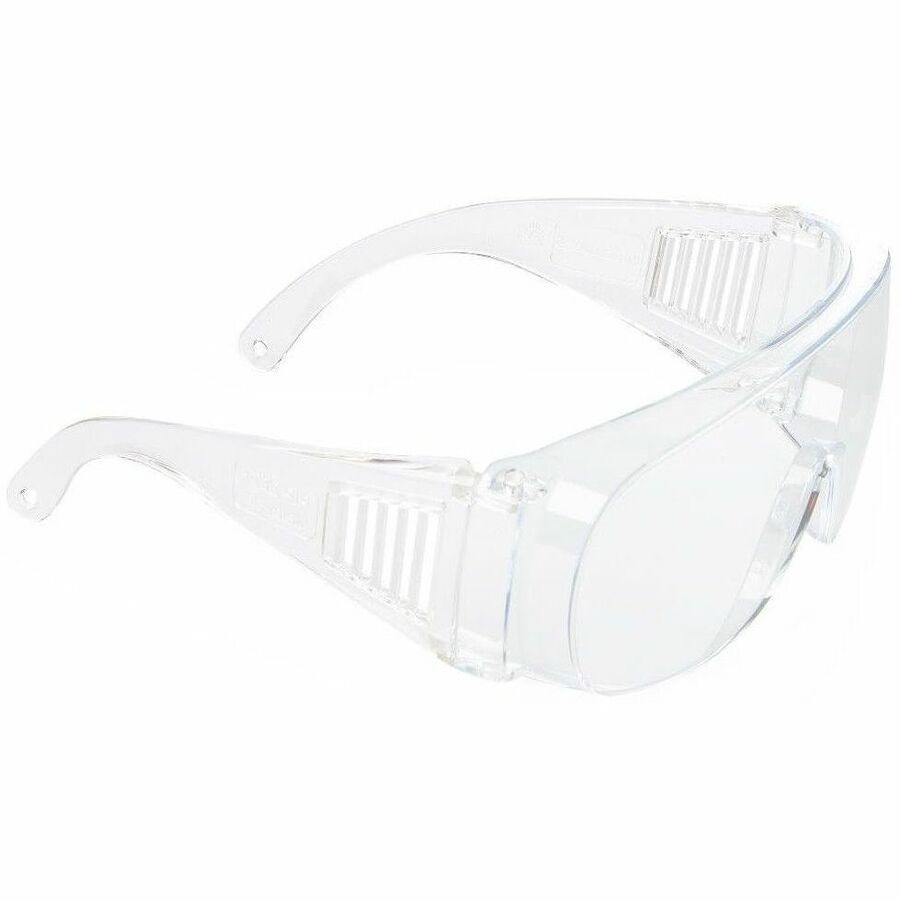 Medline Visitor Safety Glasses - Regular - Clear - Latex-free, Comfortable, Disposable - 1 Each