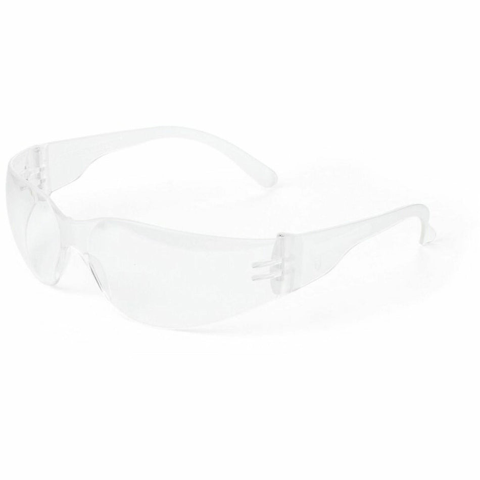 Medline Clear Frame/Lens Safety Glasses - Recommended for: Eye - One Size - Ultraviolet, Impact Protection - Latex-free, Comfortable, Secure Fit, UV Resistant - 1 Each
