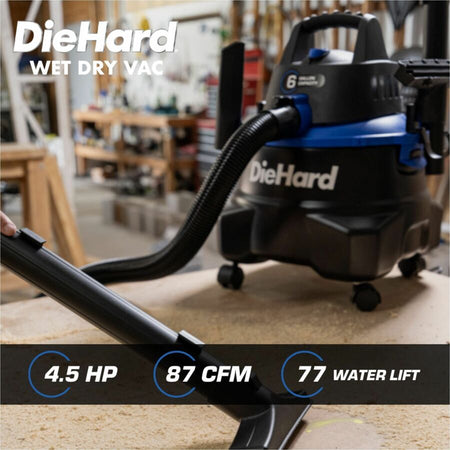 DieHard 6-Gallon 4.5 HP Wet/Dry Vacuum - Alternate-Image2