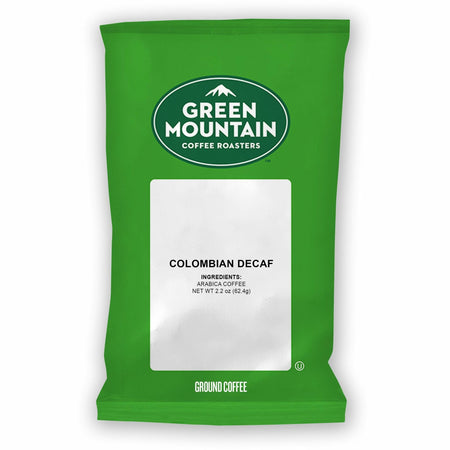 Green Mountain Coffee Colombian Decaf Coffee - Medium - Colombian, Arabica - Decaffeinated - 50 / Carton