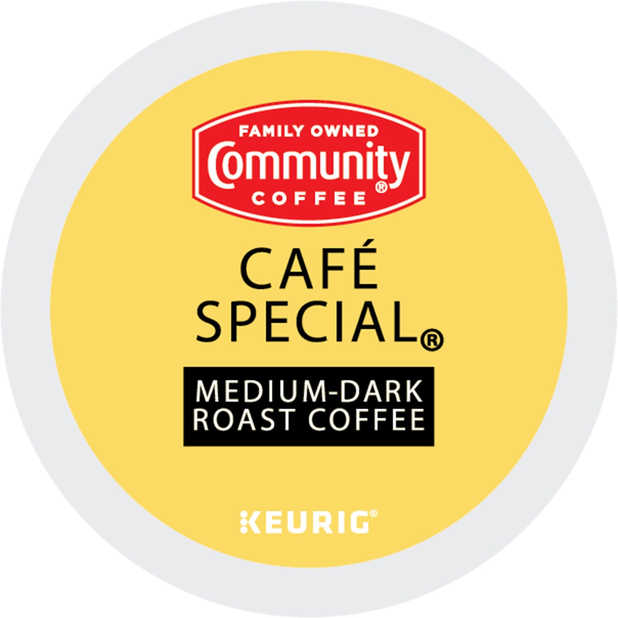 Community Coffee K-Cup Cafe Special Coffee - Compatible with Keurig 2 Brewer, Keurig Brewer, Keurig K-Cup Brewer - American - Medium/Dark - K-Cup - South American, Central American, Arabica, Caramel, Cocoa - 24 / Box