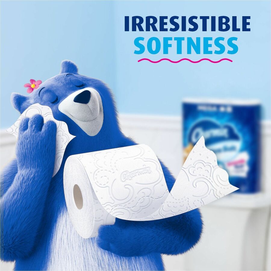 Charmin Ultra Soft Bath Tissue - 2 Ply - Mega - 224 Sheets/Roll - White - 18 / Pack