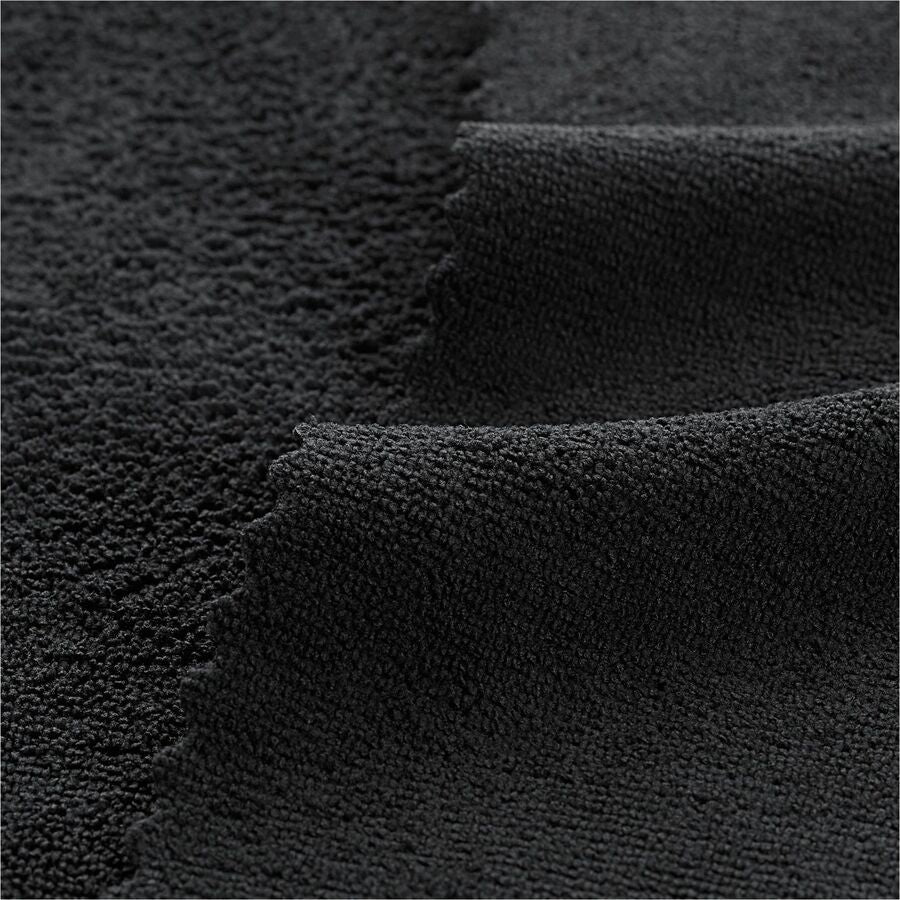 Monarch Smart Rags Microfiber Cloths, 16" x 16", 50 / Box - Heavy Duty, Reusable, Streak-free, Lint-free, Dirt Resistant, Grime Resistant - Black