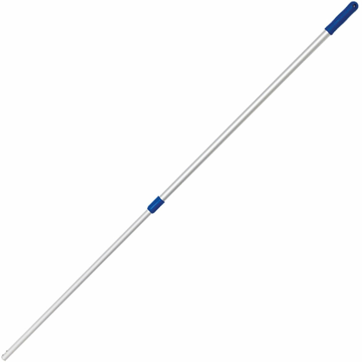 Monarch Smart Rags Telescoping Mop Handle - 71" Length - Silver, Blue - Aluminum - 1 Each