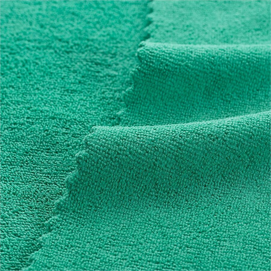 Monarch Smart Rags Microfiber Cloths, 16" x 16", 50 / Box - Reusable, Streak-free, Lint-free, Dirt Resistant, Grime Resistant - Green
