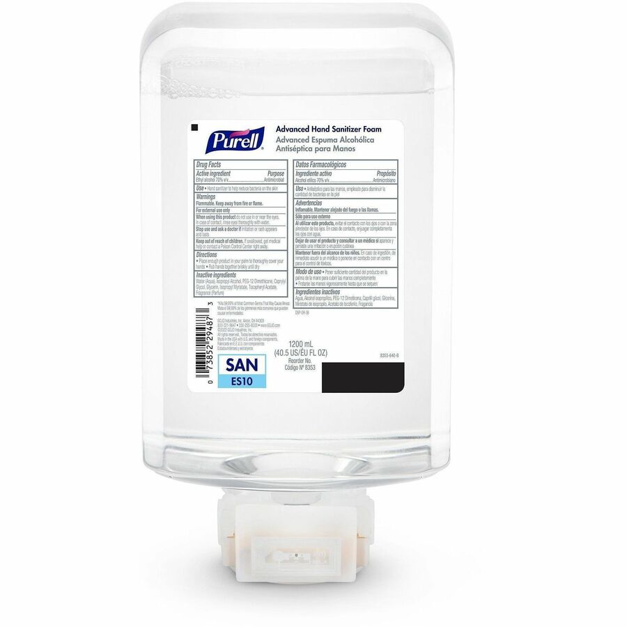 PURELL&reg; Advanced Hand Sanitizer Foam Refill - Rear