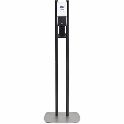 PURELL® ES10 Floor Stand with Automatic Dispenser - Floor, Freestanding - Graphite - For High Traffic Area, Sanitizing Dispenser, Waiting Room, Hallway - Low-profile Base, Lightweight, Sturdy