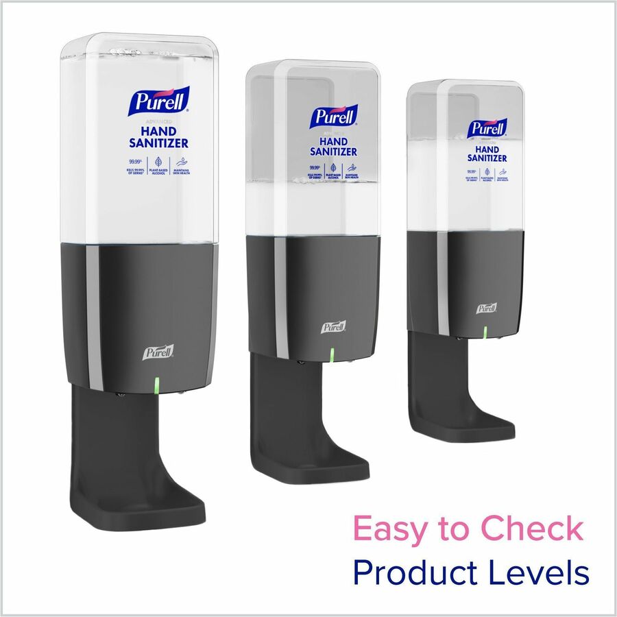 PURELL® ES10 Automatic Hand Sanitizer Dispenser - Automatic - 1.27 quart Capacity - Support AA Battery - Refillable, Touch-free, Wall Mountable - Graphite - 1 Each