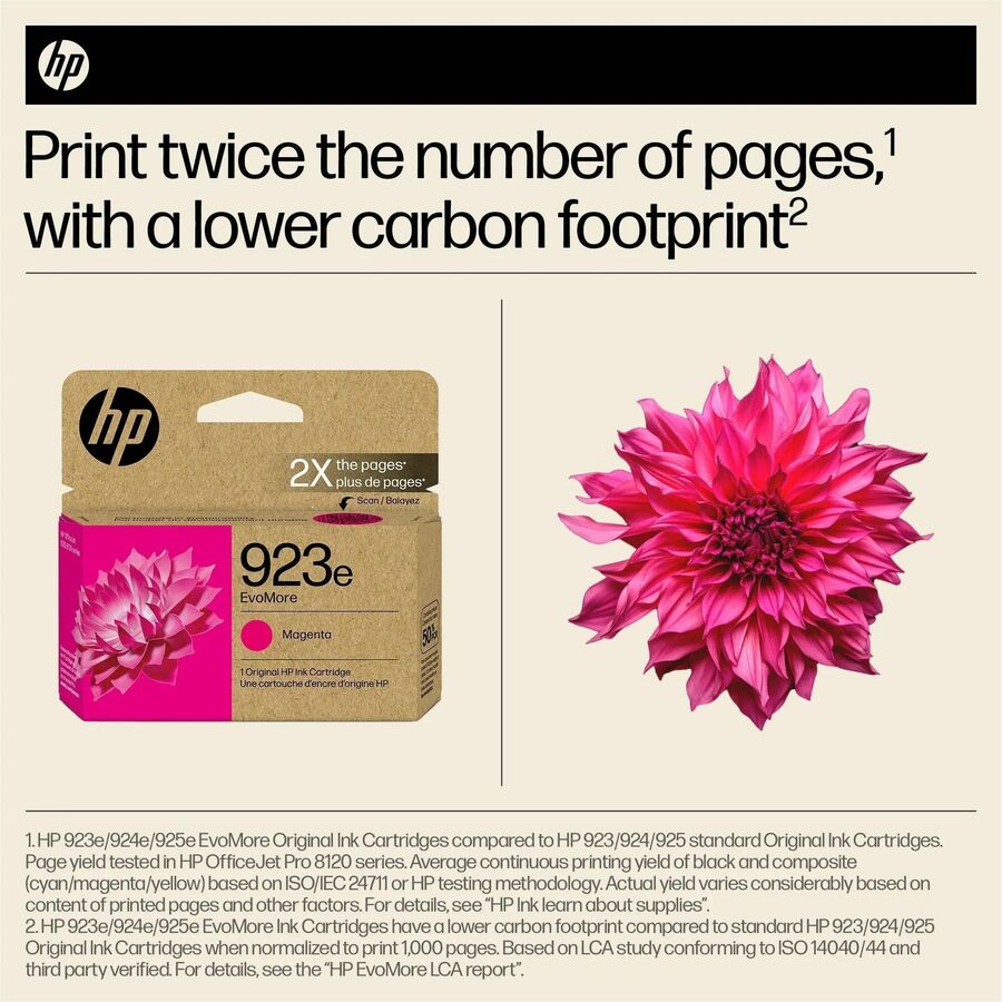 HP EvoMore 923e Original High Yield Inkjet Ink Cartridge - Magenta - 1 Each - Alternate-Image3