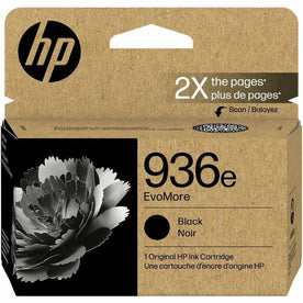 HP EvoMore 936e Original High Yield Inkjet Ink Cartridge - Black - 1 Each - 1100