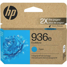 HP EvoMore 936e Original High Yield Inkjet Ink Cartridge - Cyan - 1 Each - 1500
