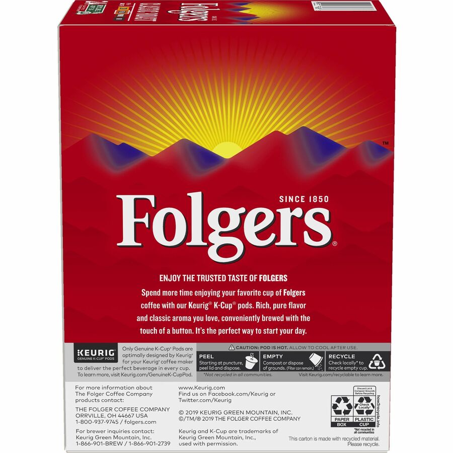 Folger K-Cup Classic Roast Coffee - Rear