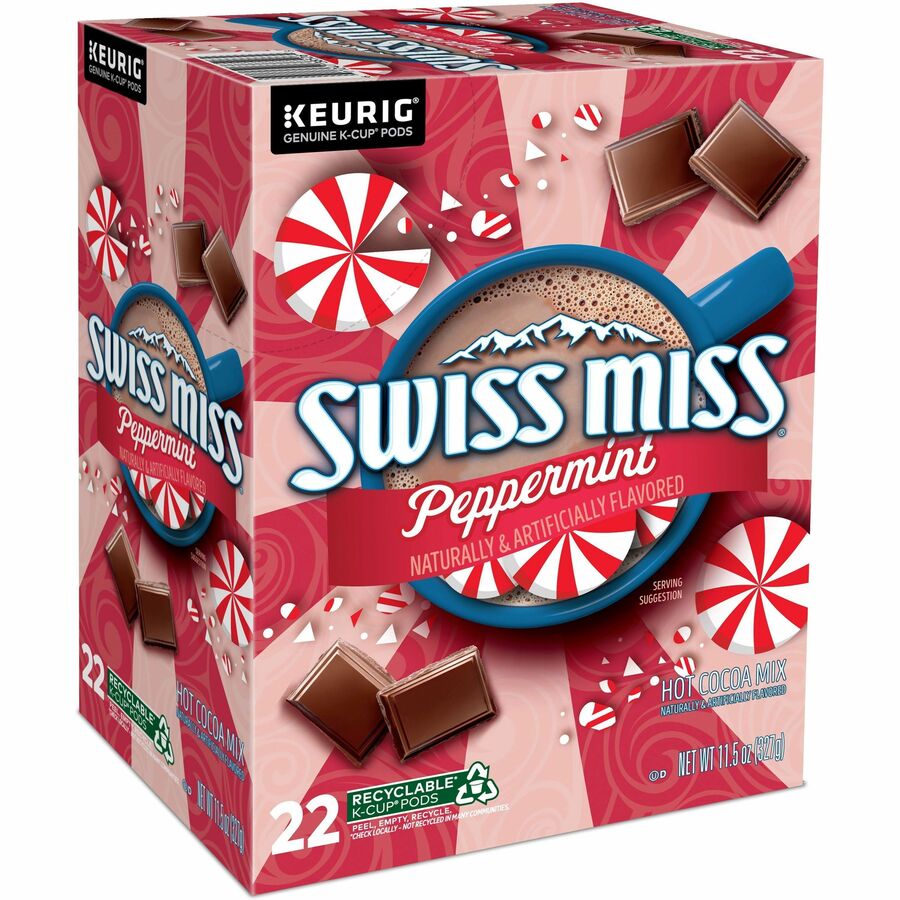 Swiss Miss&reg; K-Cup Peppermint Hot Cocoa - Right