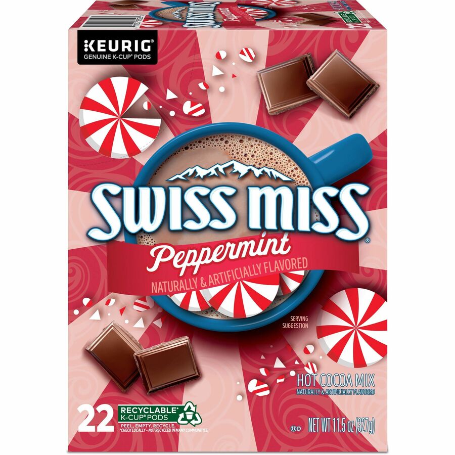 Swiss Miss&reg; K-Cup Peppermint Hot Cocoa - Left