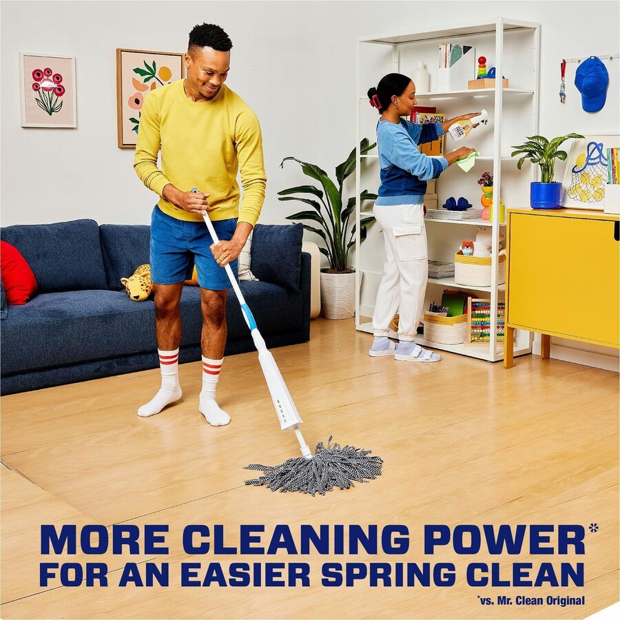 Mr. Clean Multi-Surface Cleaner - For Multi Surface, Multipurpose - Concentrate - Liquid - 23 fl oz (0.7 quart) - Lemon Scent - Long Lasting, Phosphate-free - Yellow - 1 Bottle
