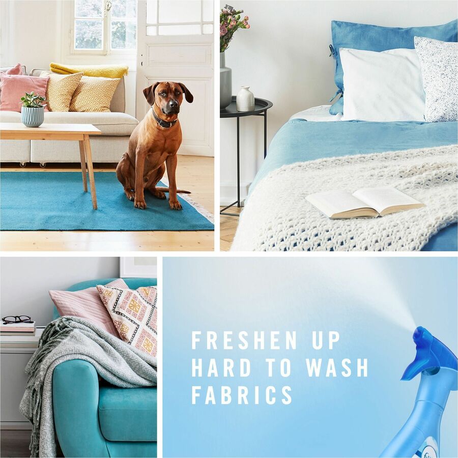 Febreze Fabric Refresher - For Household, Fabric, Home, Clothing, Upholstery, Carpet, Window - Spray - 23.6 fl oz (0.7 quart) - Scent-free, Unscented, Dye-free, Phthalate-free, Formaldehyde-free, Non-flammable - White - 1 Bottle