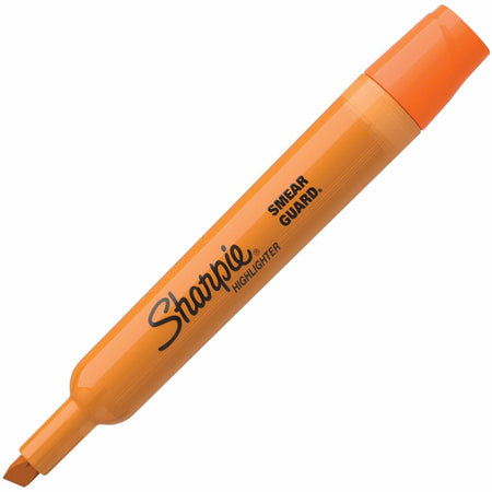 Sharpie Highlighter - Chisel Marker Point - Fluorescent Orange Ink - 1 Dozen
