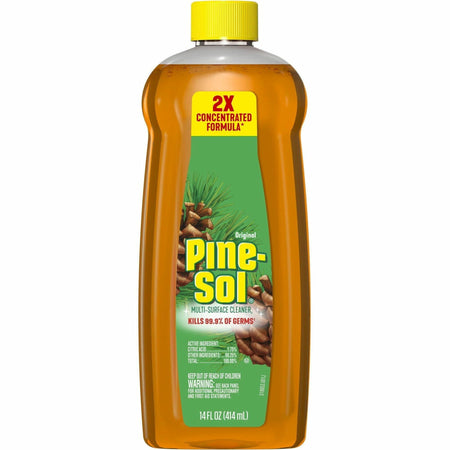 Pine-Sol Multi-Surface Cleaner - For Multi Surface - Concentrate - Liquid - 14 fl oz (0.4 quart) - Original Scent - Deodorize, Disinfectant, Dilutable - Yellow - 1 Each