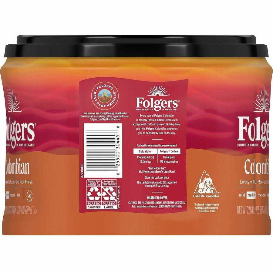 Folgers&reg; Ground 100% Colombian Coffee - Left