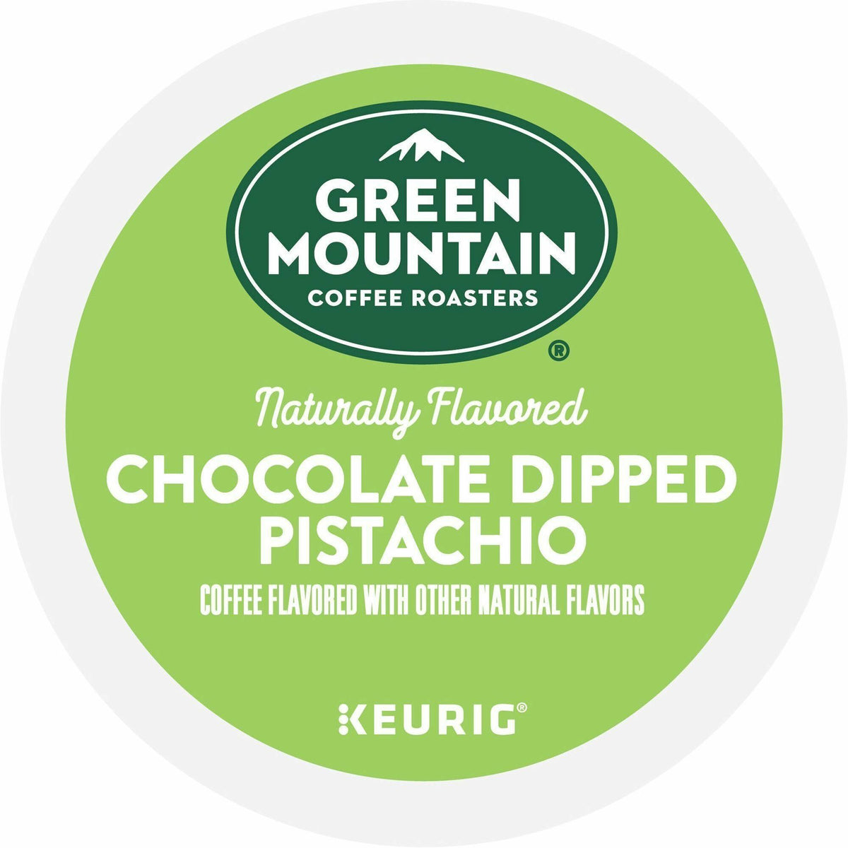 Green Mountain Coffee Roasters® Chocolate Dipped Pistachio K-Cup Pods - Smooth & Kosher