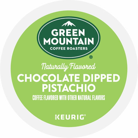 Green Mountain Coffee Roasters® Chocolate Dipped Pistachio K-Cup Pods - Smooth & Kosher