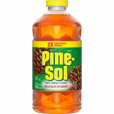 Pine-Sol Multi-Surface Cleaner - For Multi Surface - Concentrate - Liquid - 80 fl oz (2.5 quart) - Original Scent - Deodorize, Disinfectant, Dilutable - Yellow - 1 Each