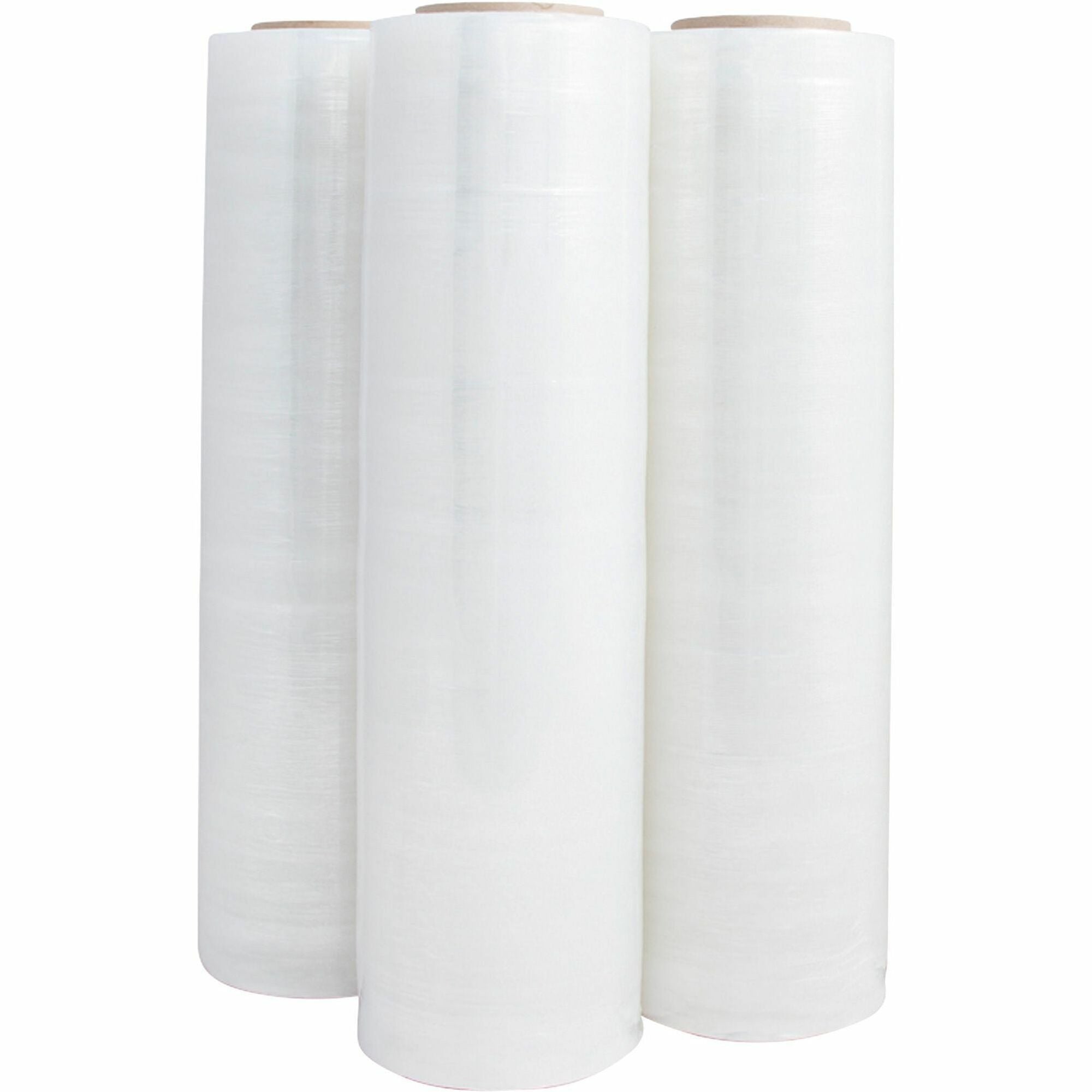 WP Pallet-Tite Cast Stretch Wrap - 15" Width x 1500 ft Length - Strong - Linear Low-Density Polyethylene (LLDPE), Polyethylene - Clear - 4 / Carton