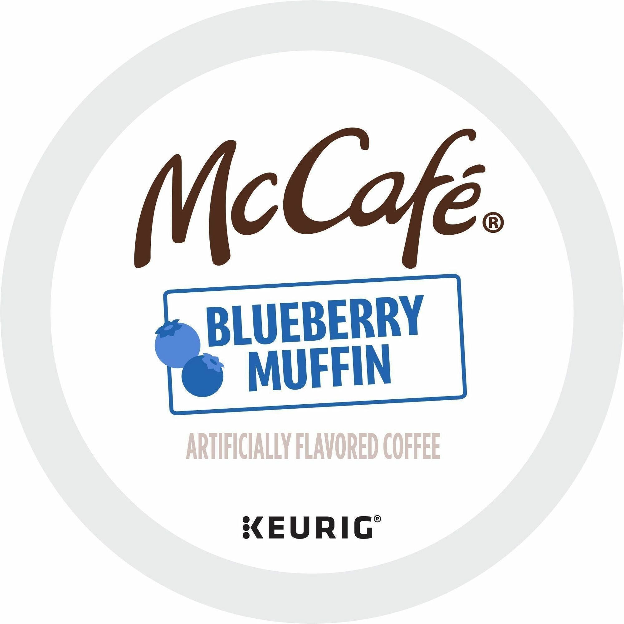 McCafe K-Cup, Pod Blueberry Muffin Coffee, Single Serve K-Cup Pods, 24 Count - Compatible with Keurig Brewer - Smooth - K-Cup, Pod - Blueberry Muffin - Kosher - 24 / Pack