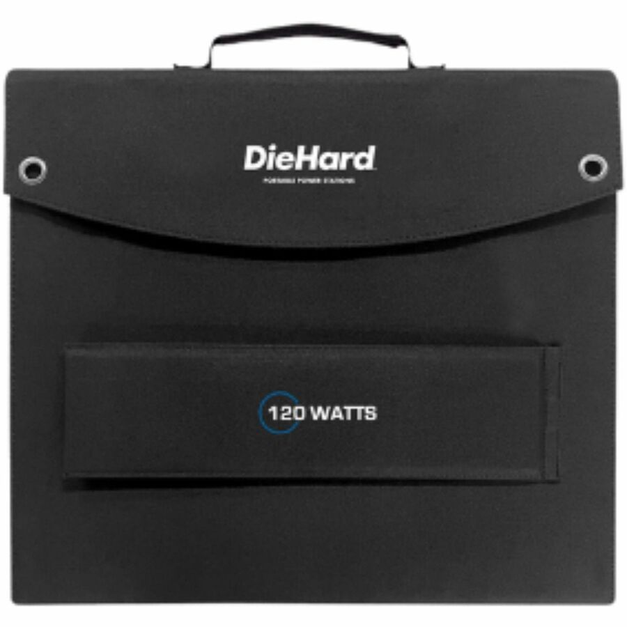 DieHard 120-Watt Solar Panel for Portable Power Station - x 31.5" Width x 10.5 ft Depth - Rich Black - 1 Each