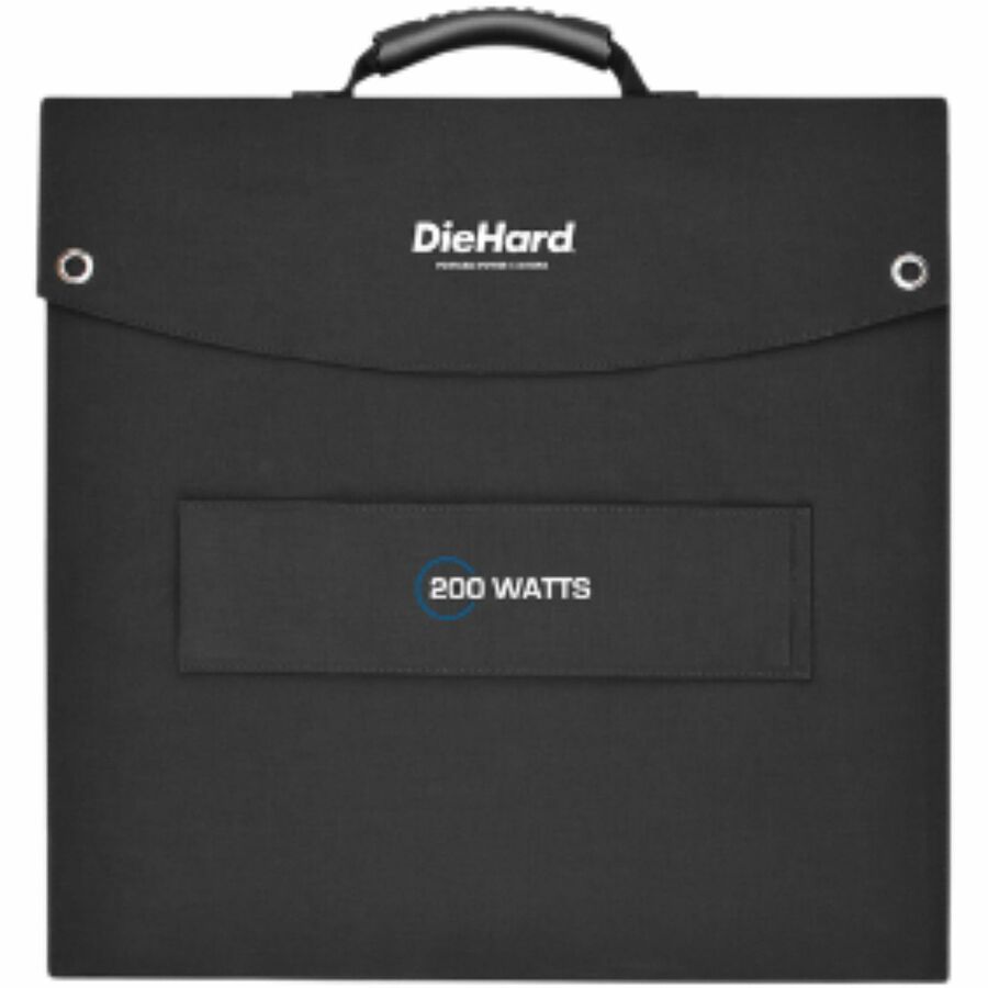 DieHard 200-Watt Solar Panel for Portable Power Station - x 31.5" Width x 10.5 ft Depth - Rich Black - 1 Each