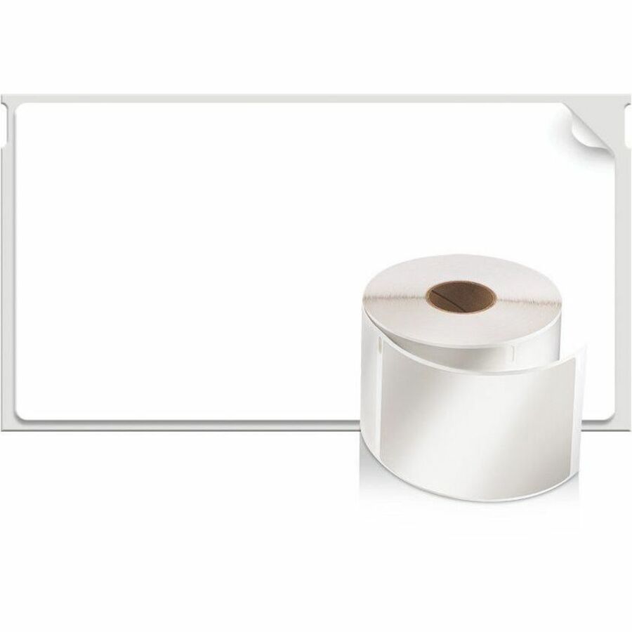 Dymo LW Shipping Labels - x 2 1/8" Width x 4" Length - Roll - Direct Thermal - White - Peel & Stick, Strong, Self-adhesive, Jam-free - 220 / Roll - 10 / Carton