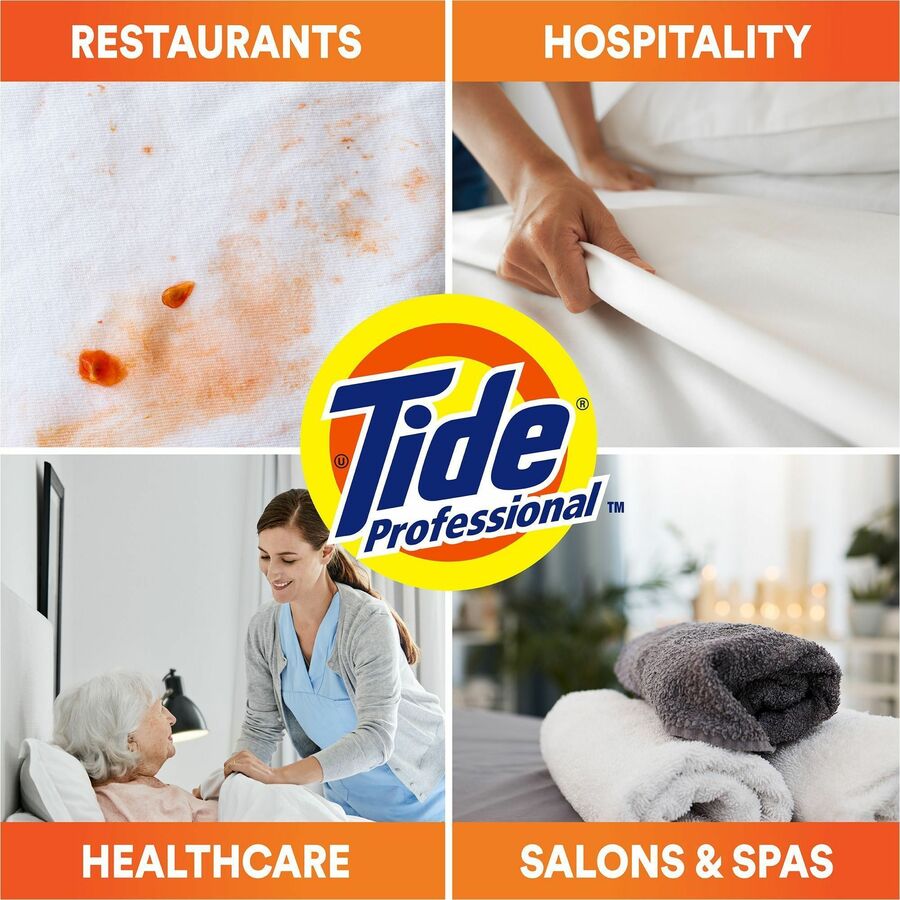 Tide Liquid Laundry Detergent - For Laundry, Commercial, Food Service, Hospitality, Healthcare, Residential, Home, Business - Liquid - 170 fl oz (5.3 quart) - BPA-free, PVC Free - Orange - 1 Bottle