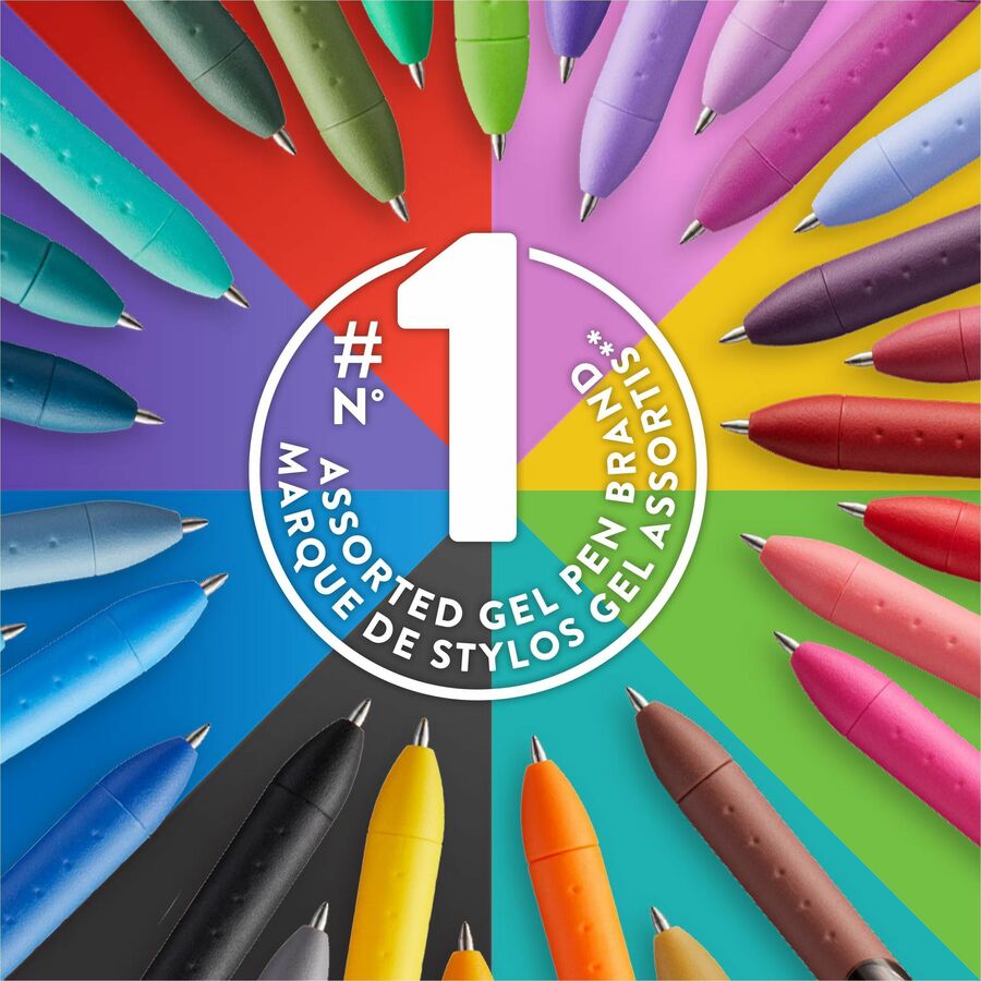 Paper Mate InkJoy Gel Pens: 0.7mm Retractable Gel-Based Pens, Assorted Ink - 4 Pack