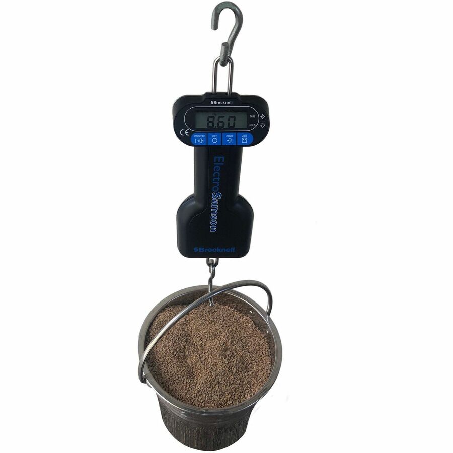 Brecknell ElectroSamson Handheld Scale - 55 lb / 25 kg Maximum Weight Capacity - Gray