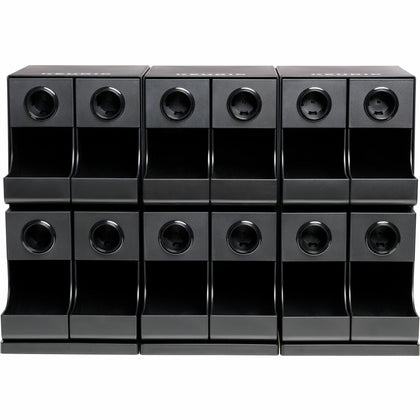 Keurig K-Cup Modular Merchandiser: 4 Pod Holder - Black Plastic - Breakroom Organizers