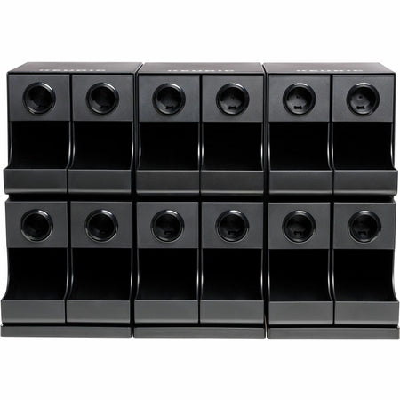 Keurig K-Cup Modular Merchandiser: 4 Pod Holder - Black Plastic - Breakroom Organizers