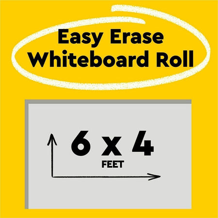 Post-it&reg; Easy Erase Whiteboard Roll, 6'x4' - Alternate-Image1