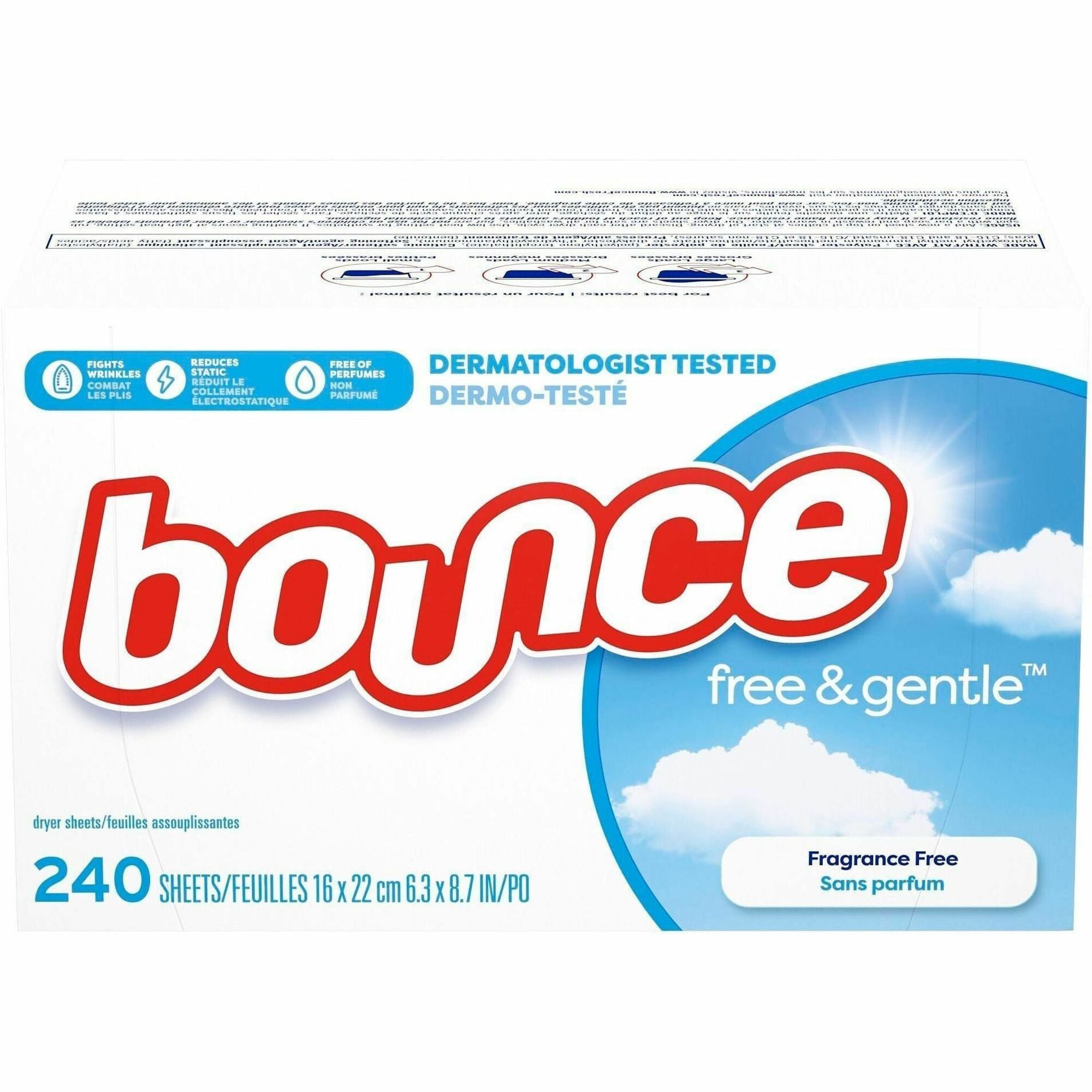 Bounce Free & Gentle Dryer Sheets - 2000
