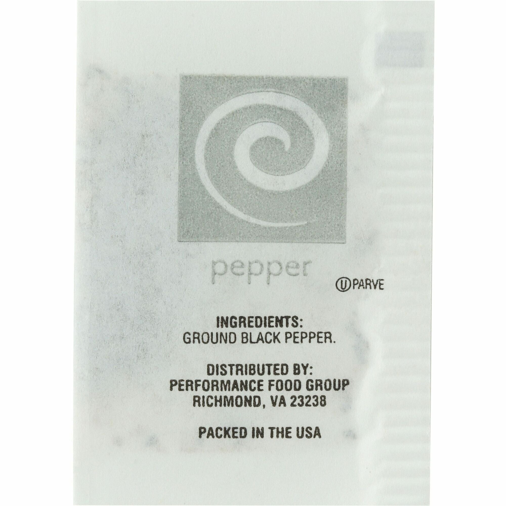 Sugar Foods Pepper Packets - 0 oz - 1000/Bag - 3 / Carton