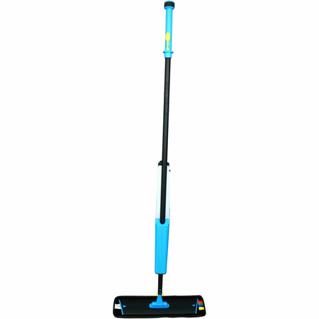 Impact Products Mopster Bucketless Mopping System - 54" Handle Length - Heavy Duty, Durable, Push Button - Blue - 1 Each