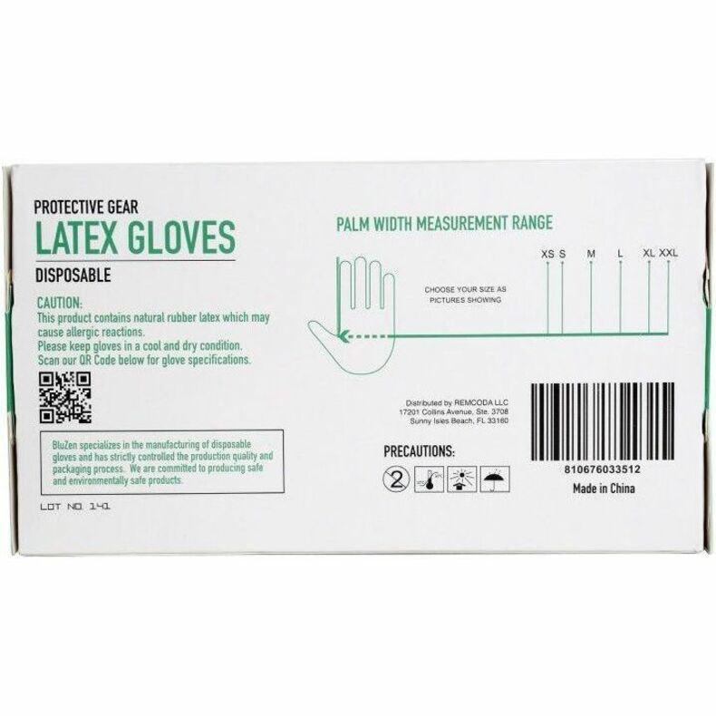 Remcoda Powder-Free Latex Gloves - Alternate-Image2
