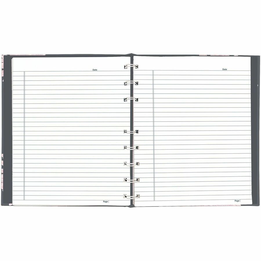 Blueline NotePro Pink Daisy Notebook - Left